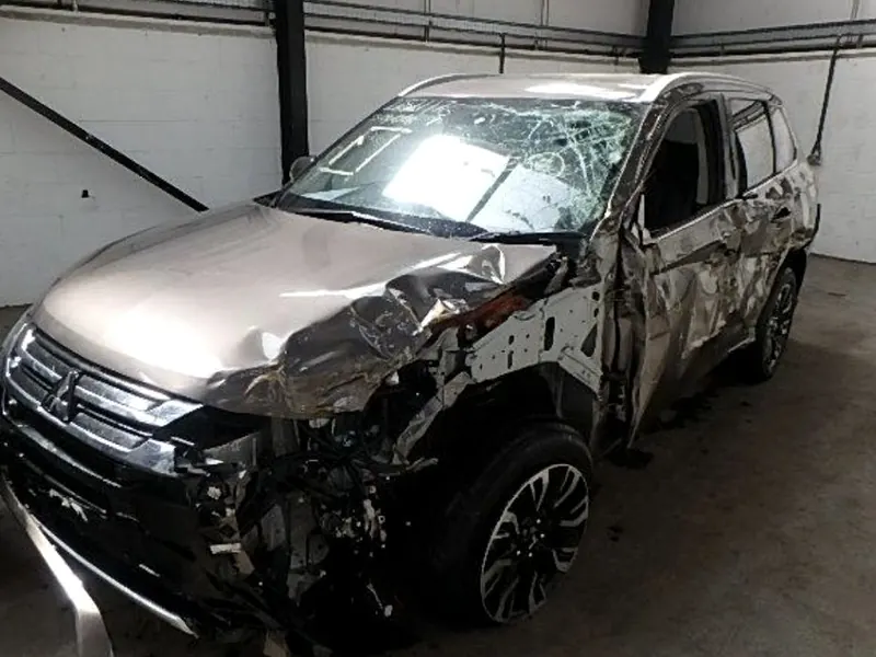 Mitsubishi Outlander as it arrived at GT Motors Centre