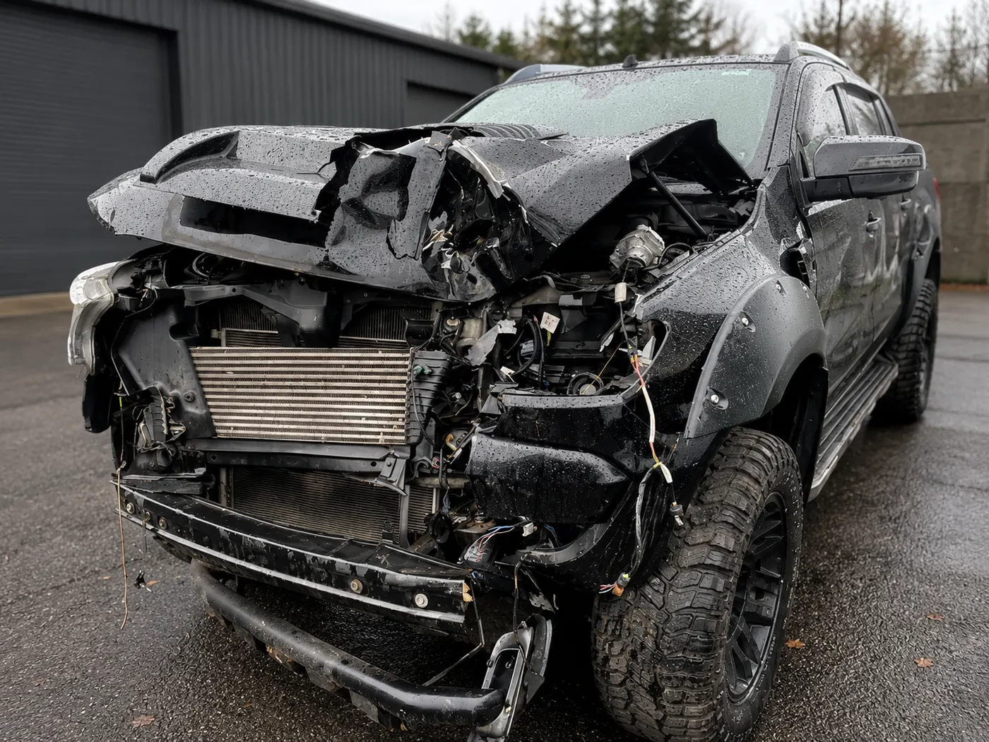 Ford Ranger Wildtrak as it arrived at GT Motors Centre