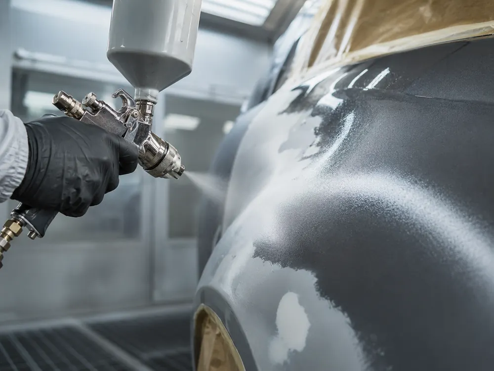 Paint respray at GT Motors Centre, Tottenham